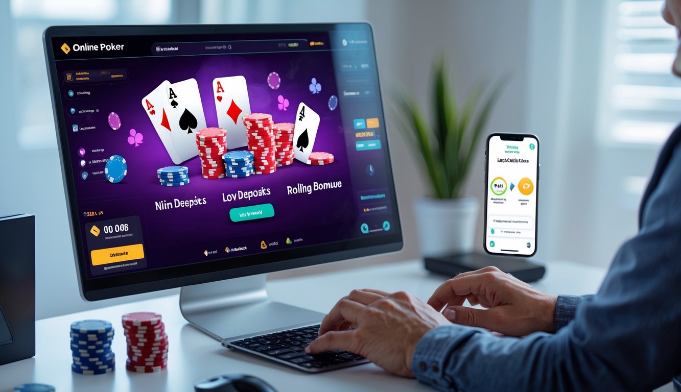 Poker Online Deposit Dana Minimal Rendah Dengan Bonus Rollingan Menguntungkan untuk Pemain Cerdas