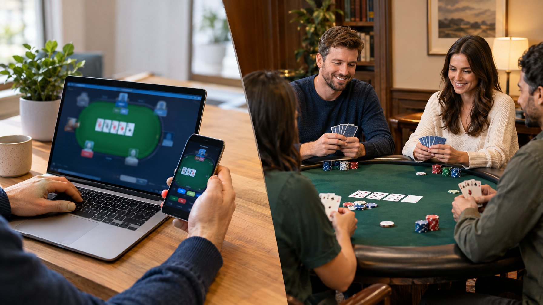 Bandar Poker Online 2026: Perbedaan dengan Poker Tradisional